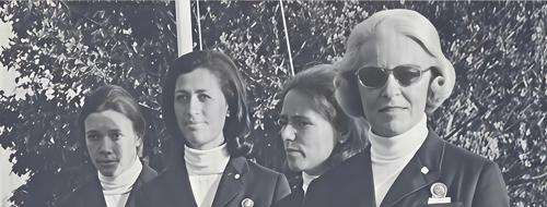 Miss Katherina Trebitsch, Miss Marion Peterson, Miss Marietta Gutermann, Mrs. Lieselotte Strenger